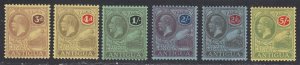Antigua #58-63 Mint