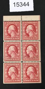 MOMEN: US STAMPS # 332a MINT OG NH BOOKLET GUM CREASE LOT #15344