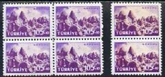 Turkey 1959 Tourist Publicity fine mounted mint block of ...