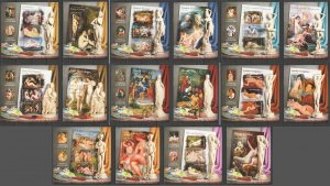 2016 Guinea-Bissau Erotic Nude Art Rubens Durer Renoir 8+8 ** St805-8,811-14