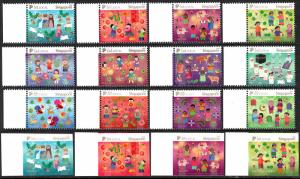 Singapore 1296-1311,MNH.Festivals.Christmas,New Year,Deepavali,Eid ul-Fitr,2008