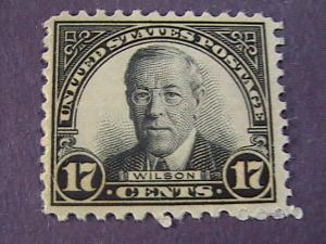 U.S.# 697-MINT/NEVER HINGED----BLACK----WOODROW WILSON------1931(#D)