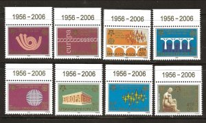 Serbia Sc 286-93 NH issue of 2006 - Europa CEPT