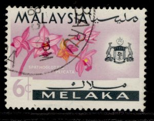 MALAYSIA - Malacca QEII SG64, 6c, FINE USED.