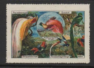 Germany Educational Stamp - Birds of Paradise NG   -AL