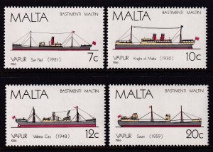 Malta 686-689 Ships MNH VF