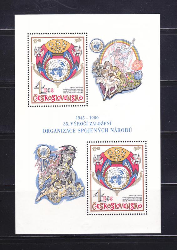 Czechoslovakia 2316 Set MH United Nations