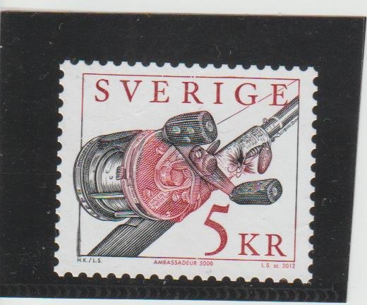 Sweden  Scott#  2680  Used  (2012 Fishing Pole and Reel)