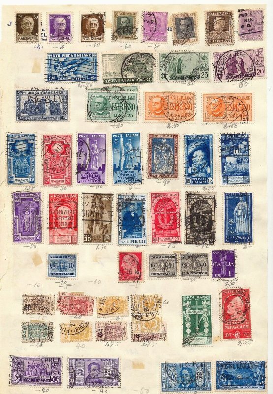 ITALY Fiume OLD Used Mixture on Early Pages (Nt 697