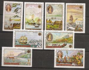 Cook Isls.  233-6,C12-5 MNH 1968 Capt. Cook Discovery