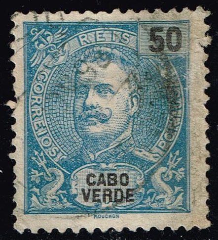 Cape Verde #44 King Carlos; Used (1.50)