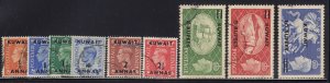 Kuwait scott # 93 - 101  VF used set nice colors cv $ 46 ! see pic !