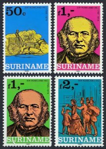 Suriname 1980  Sc#549/551+ 550 Green LONDON 1980/ROWLAND HILL Set (4) MNH