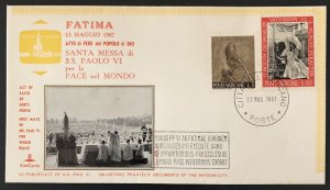 Vatican City- set of four First Day Covers - Our Lady of Fatima