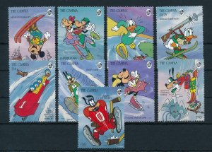 [22379] Gambia 1993 Disney Characters and wintersport MNH