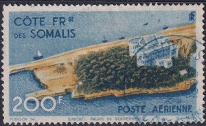 Somali Coast 1947 Sc C17 air post used