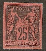 French Colonies 44 Yv 43 MNG XF 1878 SCV $600.00