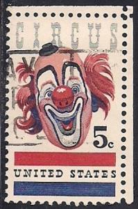 1309 5 cent American Circus (Clown) XF used