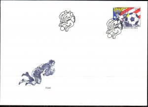 Czech Rep. World Cup Football FDC / 1994
