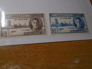 Peace Issue  Jmaica  #  136-37  MNH