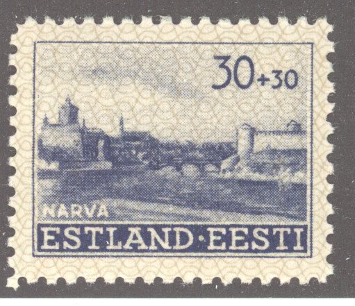 Estonia, Sc #NB3, MNH, w/disturbed gum