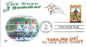 #4341 Take Me Out to the Ballgame QCR FDC