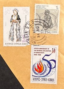 Cyprus #856, 925, RA8 F/VF Used on Paper 1991-98 [R1246]