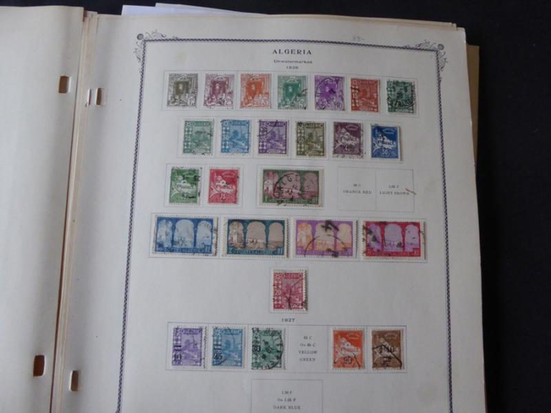 Algeria 1924-1971 Stamp Collection on Scott Specialty Album Pages