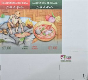 CMI) 2018. MEXICO. IMPERFORATE. MEXICAN GASTRONOMY. EUK. EUL