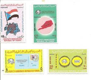 Yemen - PDR 149-152 MNH