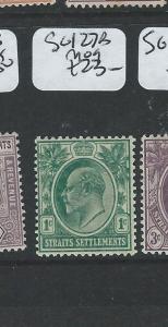 MALAYA STRAITS SETTLEMENTS (P0210B) KE 1C  SG 127B  MOG