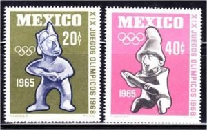 Mexico, 19th Olympic Games (SC# 965-966) MNH SET