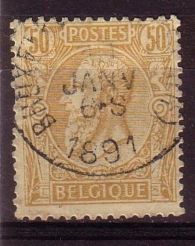 BELGIUM 1886 Leopold II Used Mi 45 #3180