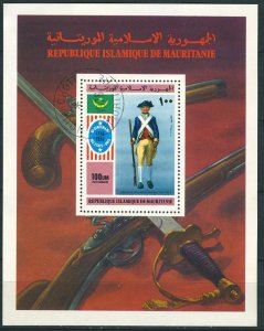 Mauritania 1976: Sc. # C163; O/Used CTO Souvenir Sheet