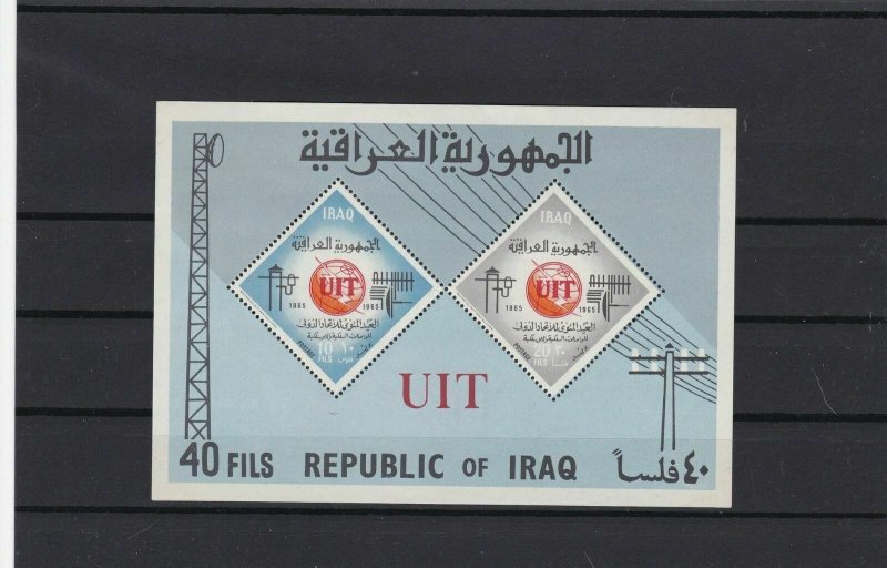 iraq mint never hinged stamps sheet ref r9562