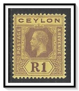 Ceylon #210 KG V MHR