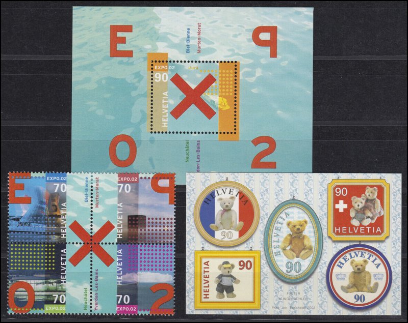 Switzerland 2002 Complete Yearset MNH Luxe (2 Scans)