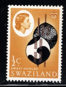 Swaziland Scott 92 MH*  From 1962  QE2 set