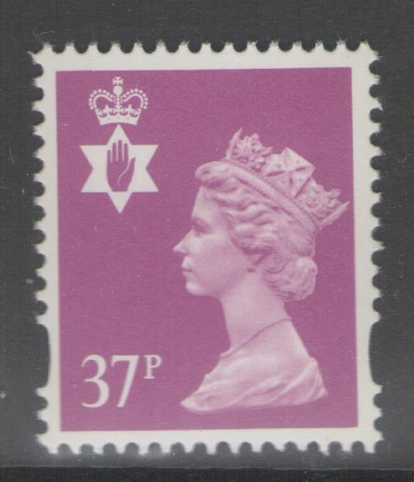 NORTHERN IRELAND SGNI75 1996 37p BRIGHT MAUVE MNH