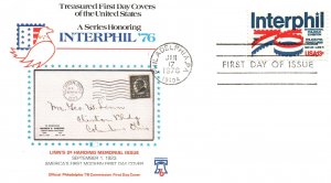 US FIRST DAY COVERS SET OF 5 TREASURED FIRST DAY COVERS OF THE UNITED STATES '76