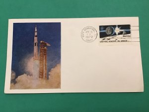 United States in Space Cape Canaveral 1972 Stamp Cover R42770