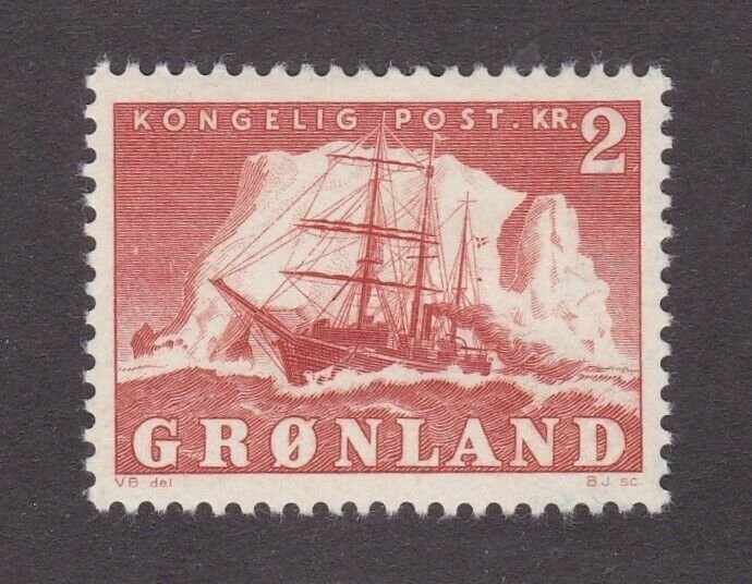 Greenland stamp #37, MH OG