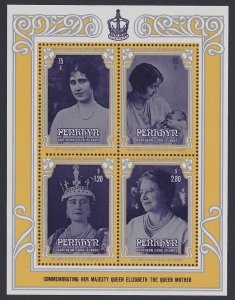 Penrhyn 86th Birthday of Queen Mother MS 1986 MNH SC#322a SG#MS403