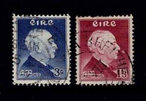 IRELAND Sc# 157 - 158 USED F Set 2 John Redmond