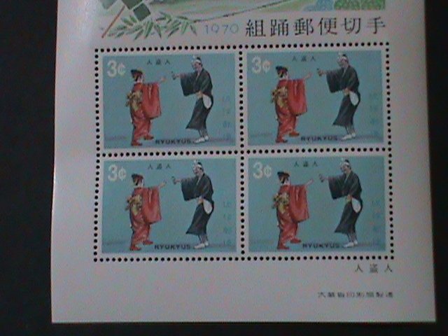 ​RYUKYU-1970 SC#196-CHILD & THE KIDNAPPER-CHU-NUSUDU-S/S MNH VF--LAST ONE