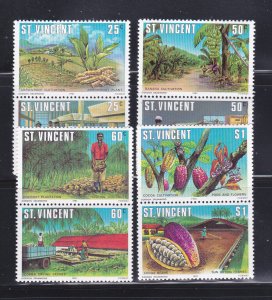 St Vincent 619-622 Set MNH Crops