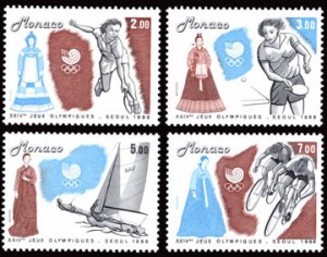 Scott #1640 a-d Olympics MNH