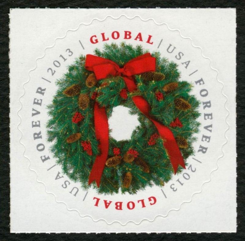 #4814 Global Forever: Wreath, Mint **ANY 4=FREE SHIPPING**