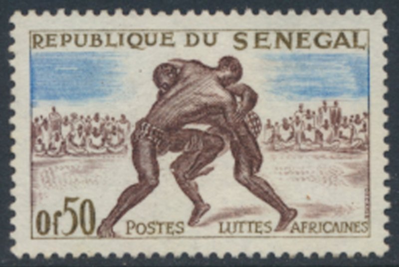 Senegal  Republic   SC# 202  Used Wrestling see details/scans 