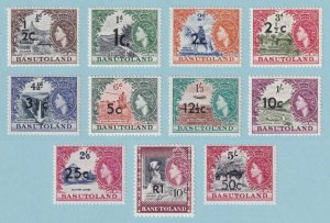 BASUTOLAND 61 - 71 MINT NEVER HINGED OG ** VERY FINE! - R501